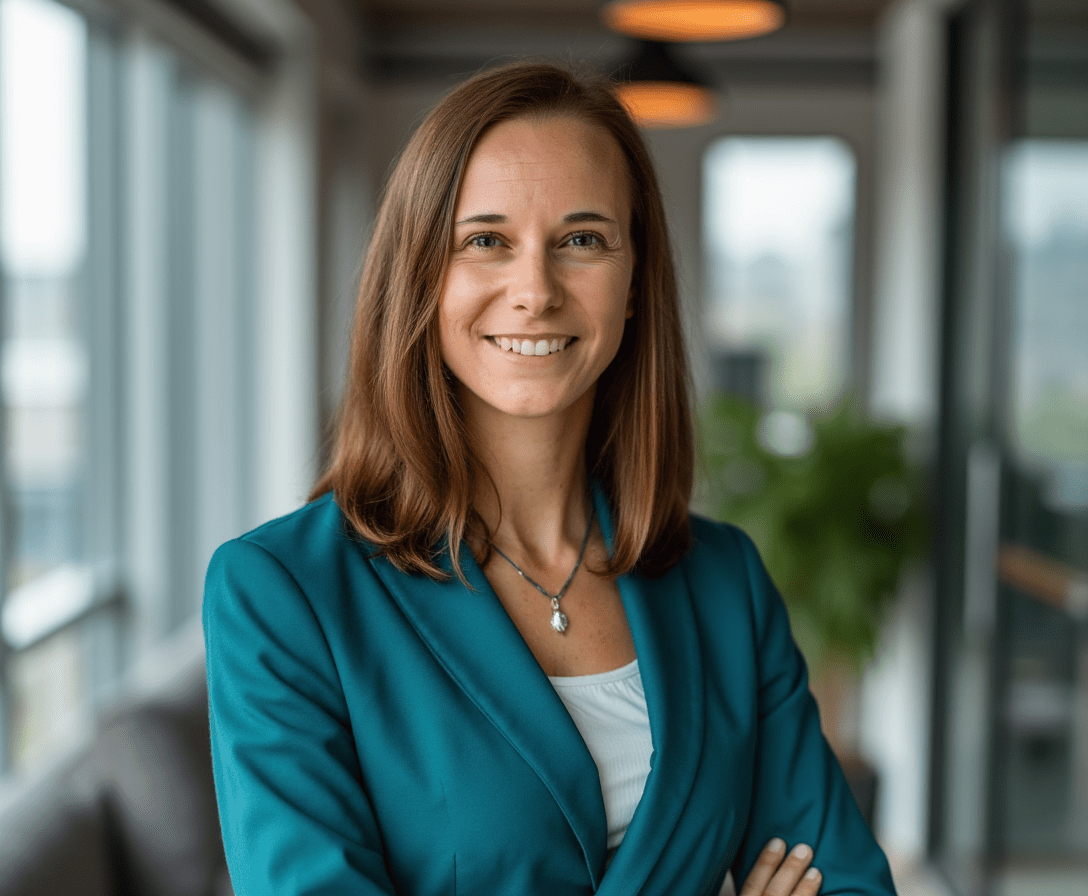 Bild Mandy Mehring grüner Blazer Bild Mandy Mehring grüner Blazer